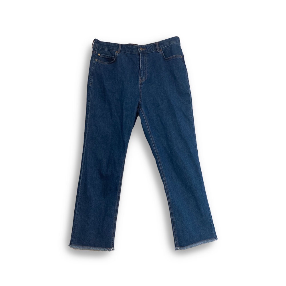 Kate Spade High Rise Raw Hem Jeans